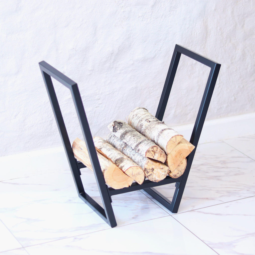 Metal V Shaped Firewood Rack