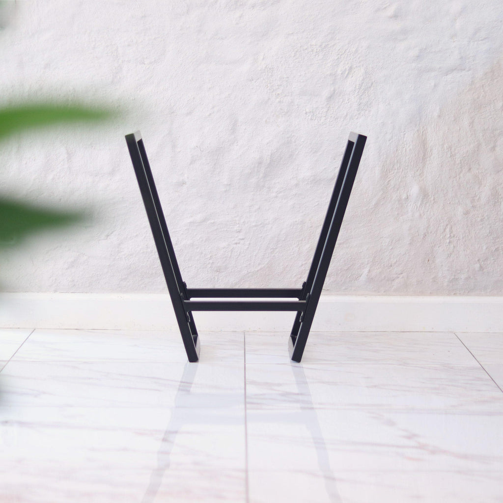 Metal V Shaped Firewood Rack