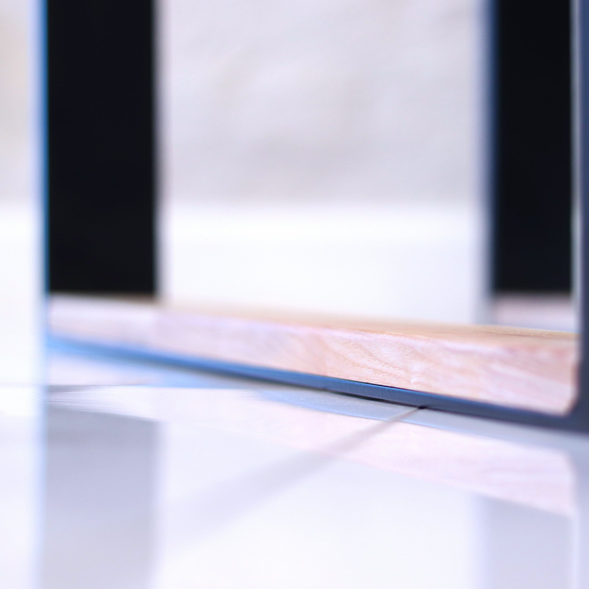 Handmade Nordic table legs, side profile