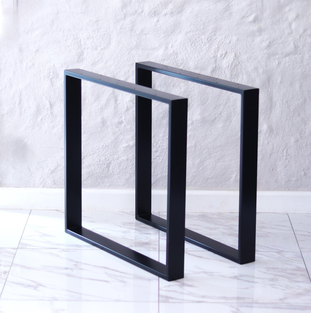 Table Base / Legs for dining, coffee table, desk or bench (Set of 2) | Any size and RAL color is available