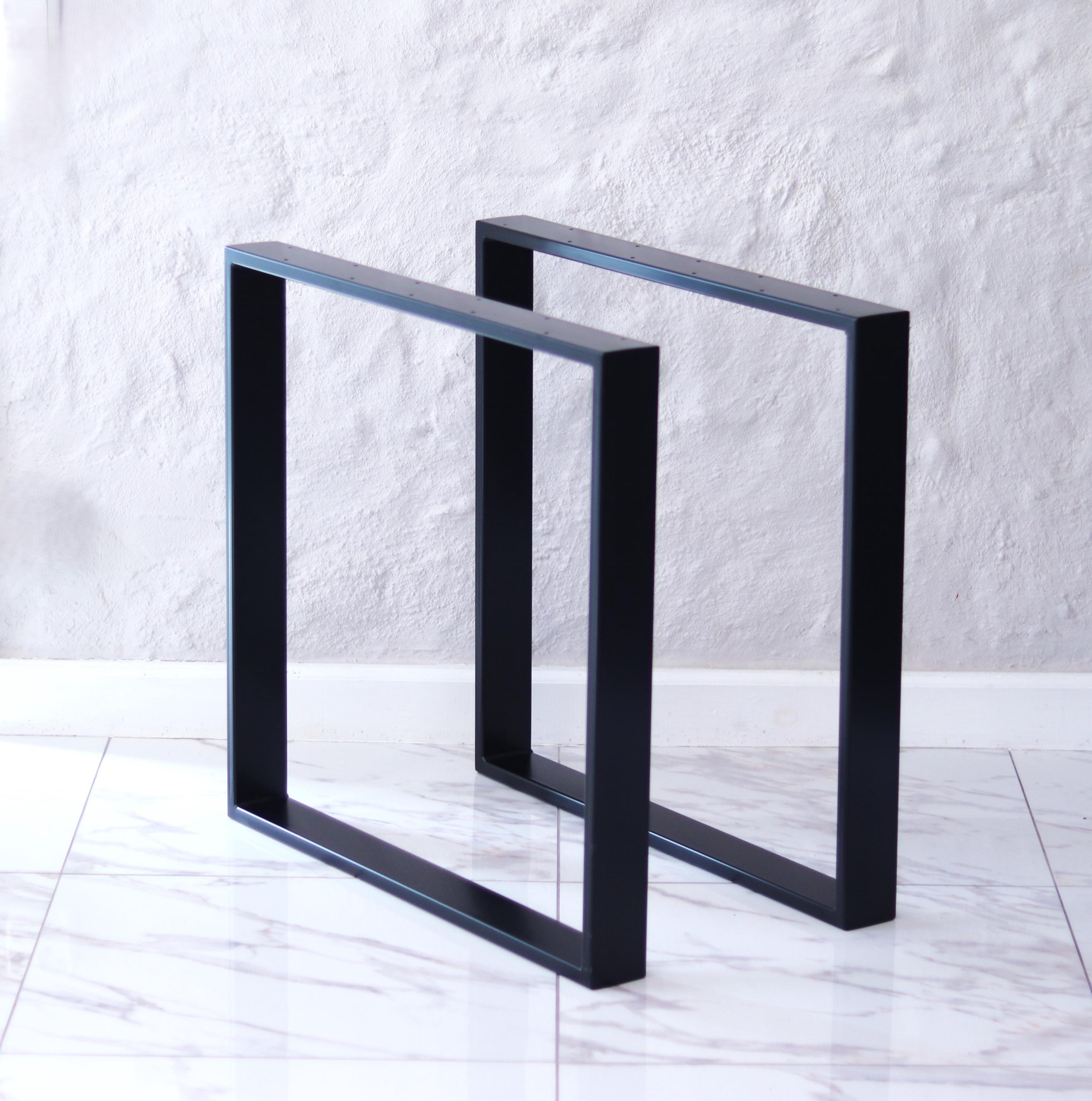 Table Base / Legs for dining, coffee table, desk or bench (Set of 2) | Any size and RAL color is available