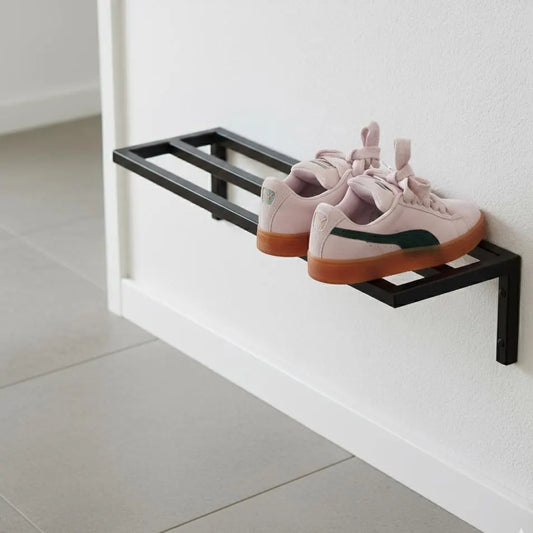 Metal Wall Shoe Rack – Entryway & Closet Shoe Organizer | Custom Sizes
