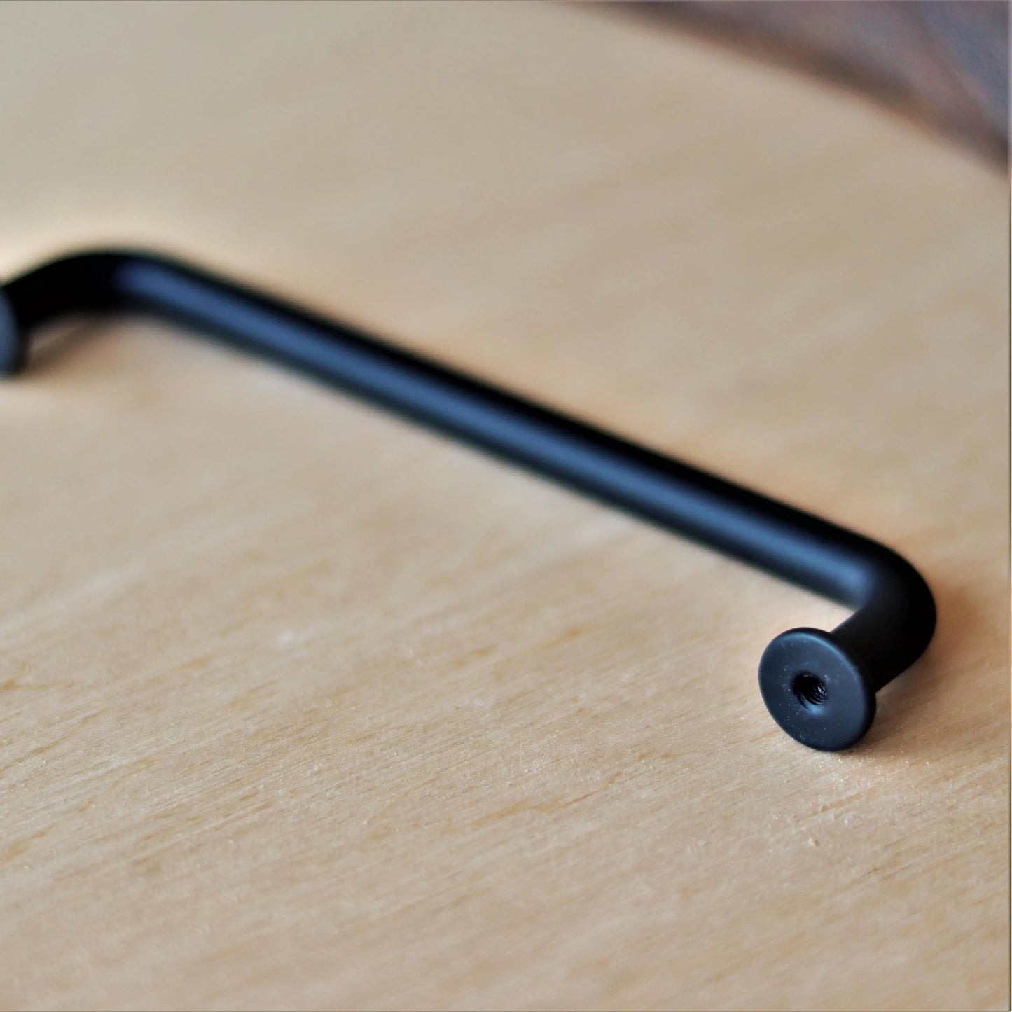 Modern Cabinet Pull Handle – Matte Black, Brushed Brass or Chrome | Custom Sizes