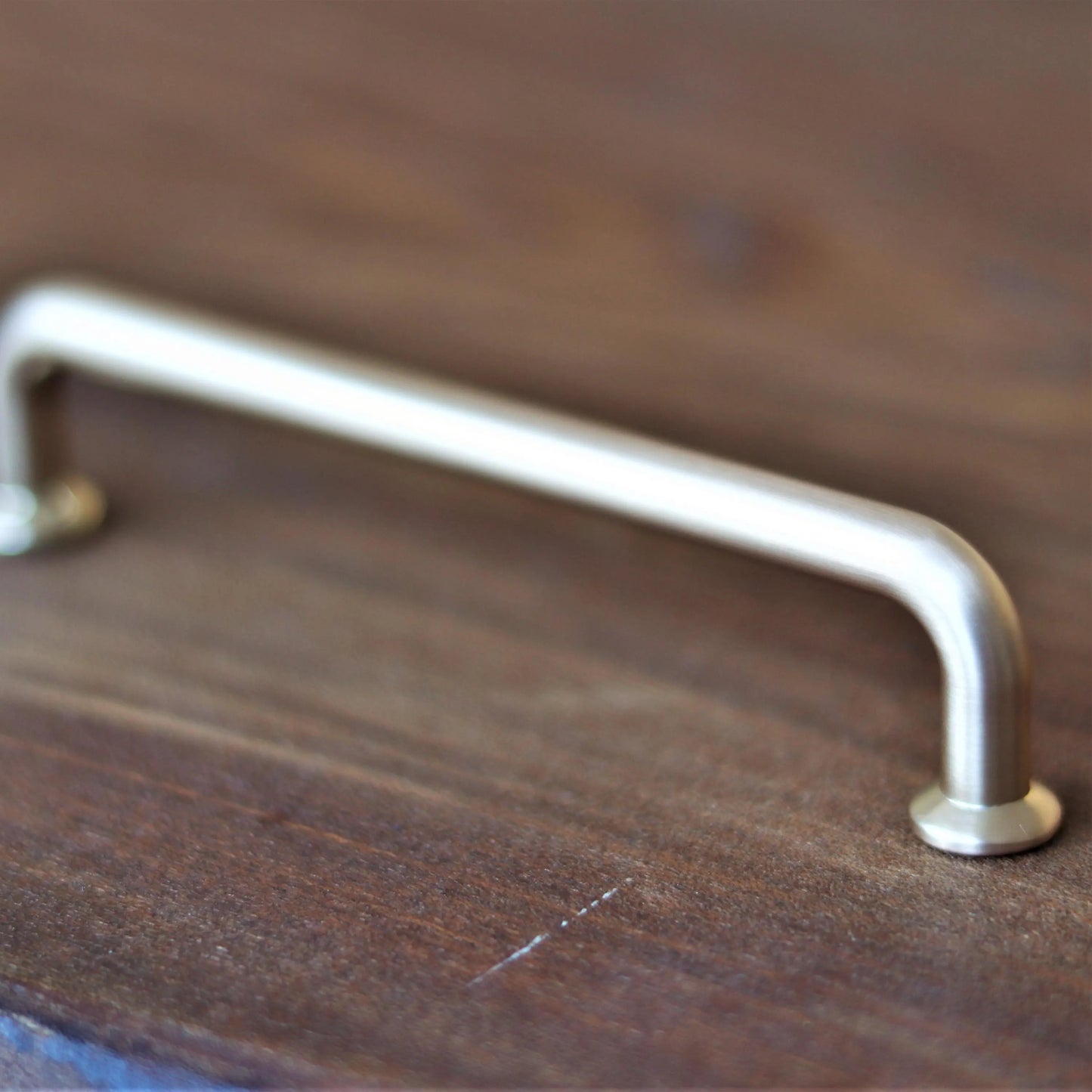 Modern Cabinet Pull Handle – Matte Black, Brushed Brass or Chrome | Custom Sizes